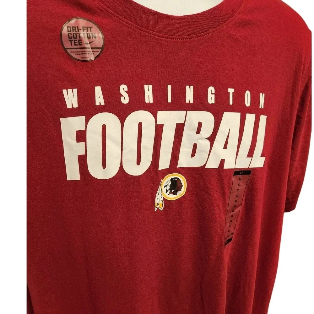 Nike Washington Redskins‎ NFL On-Field Dri-FIT T-Shirt Mens XL Burgundy NKCG-67P